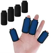 Finger Ice Sleeves 4 Ice Packs For Fingers, Thumbs & Toes Hot Cold Therapy 100% New Black