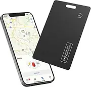 Reyke Air-Tag Wallet Tracker Card (iOS Only), Rechargeable Thin Wallet Finder Works with Apple Find My, Bluetooth Tracker for Luggage Tags, Passports, Laptop, IP68 Waterproof