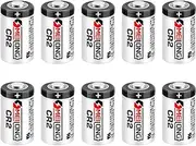 HOUYIBO 10PCS CR2 3V 800mAh Lithium Battery Replacement Long-Lasting Power Non-Rechargeable Cell for CNC System