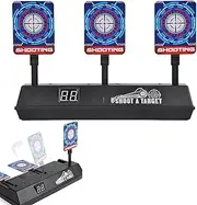 Electronic Scoring Target - Automatic Return Electric Target for Practice,Digital Targets for Foam Dart Toy Guns
