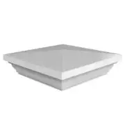 Set of 6 Freedom 4-in W x 4-in L x White Vinyl Post Top New England # 73044950