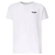 Moschino Swim Logo Plain White T-Shirt