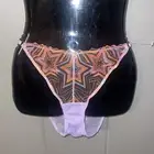 Savage Fenty Purple Coral Mesh String Sissy Bikini Panty Underwear Plus Size 2X