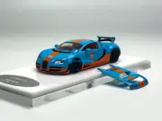 CR Mortal 1:64 Blue Gulf Veyron SS Racing Sports Model Diecast Metal Car