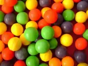 Assorted Fruit Flavored Mini Jawbreakers Hard Candy- BULK CANDY- ONE POUND