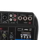 (EU Plug)Audio Mixer USB 4 Channel Stereo Line Mixer Professional Stage Equ PSG