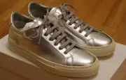 Common Projects Woman Achilles Low Silver Size 35 36 / 5 6 Brand New Sneakers