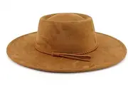 [LIDHAY] Wide Brim Fedora Hat for Men Women Big Rancher Felt Hat Pork Pie Jazz Hat