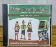 Digital Scrapbooking - Scraps of The Seas- Winter Holiday (CD, 2006) Brand New