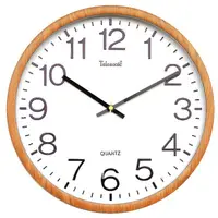 在飛比找蝦皮購物優惠-【極緻時計】Telesonic/天王星鐘錶 簡單設計風木紋色