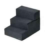 Snooza Stairs 3 Steps Non-Slip Base Grey for Small Dogs & Puppies