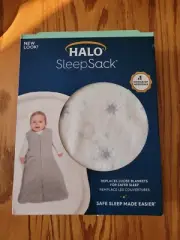 HALO SleepSack Baby size M 6-12 Mos WEARABLE BLANKET Micro-Fleece ~ New in Box