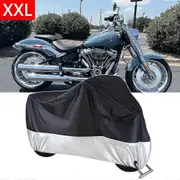 Harley BadBoy FatBoy Deluxe Motorcycle Cover - Waterproof UV Resistant for Outdoor Rain Snow Protection