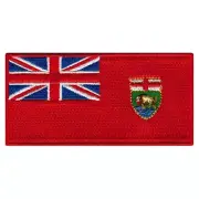 MANITOBA FLAG embroidered iron-on PATCH CANADA EMBLEM Canadian Province APPLIQUE
