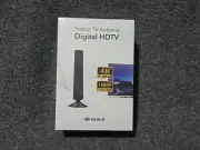 Wave Max Indoor TV Antenna 4K Ultra HD Signal Booster No Subscriptions 1080p
