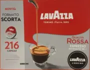 216 coffee LAVAZZA A MODO MIO espresso pods QUALITA' ROSSA crema gusto intens 10