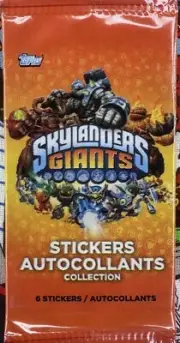 (1) 2013 Topps Skylanders Giants Sealed Sticker Pack