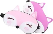 VALICLUD 2pcs Eye Mask Sleep Eye Mask Eye Covers for Sleeping Sleep Mask Sleep Mask Sleep Eye Mask Cute Eye Masks for Sleep Eye Mask for Sleep Satin