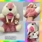 MOOKY GUNDERPET BY GUND 86’ PINK WALRUS Hand Puppet New W Tags Style 9139 Plush