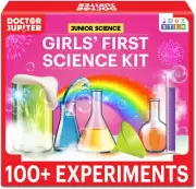 Girls First Science Experiment Kit for Kids Ages 4-5-6-7-8| Birthday Gift Ideas