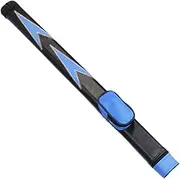 Zxpjkyu Billiard Cue Case, 1 × 1 Hard Pool Stick Case Holds 1 Full 2 ​​Piece Cue, PU Leather, Cue Accessory