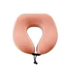 Neck Pillow Comfortable Relax Muscles Nap Pillow with Lanyard Minimalistic