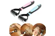 Dog Pet Cat Fur Dematting Grooming Deshedding Trimmer Tool Brush Assorted
