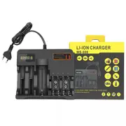 LCD Smart Battery Charger For AAA AA 9V Ni-MH Ni-CD Rechargeable Batteries