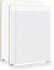 Scribbledo Dry Erase Notebook College Ruled Lined Board 9"x12" Reusable...