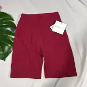 NWT $72 Beyond Yoga [ Small ] Spacedye Team Pockets 7" Biker Shorts Pink #5619