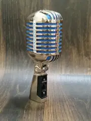 Professional Dynamic Vintage Classic Mic-Old School Retro Metal Grill Microphone