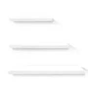Artiss Floating Wall Shelf Set of 3 White