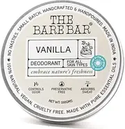 The Bare Bar | Body Deodorants (Vanilla, 100 GM)