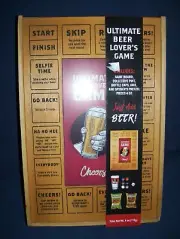 Ultimate Beer Lover's Game Wooden Game Box and Game