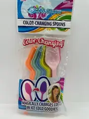 Color changing spoons plastic multi color magically changes colors in the COLD
