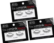 Ardell Individual False Eyelashes - 1 Pair - Fauxmink - Demi Wispies (Pack of 3)