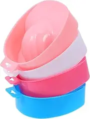 Nail Art Soak Bowl Manicure Soaker Bowl White Manicure Supply Spa Tool