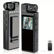 Body Camera with Audio Recording, Portable Wearable Small Body Cam, FHD Video