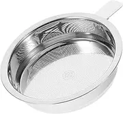 Long-Lasting Oil Filter Accessories Stainless Steel Mesh Strainer for Tea Leaves Oil Residue Easy to Clean and Heat Resistant