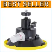 Secure 4.5" Vacuum Suction Mount with 360° Ball Head for Cameras and Phones