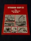 Stanco-HAP/21 Dealer Sales Brochure Boom Crane