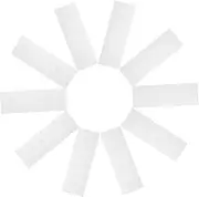 VICASKY 10 Sheets Silicone Manicure Film for French Nails No Buffing Required Soft Comfortable Fit Design Traceless Application for Effortless Nail Art