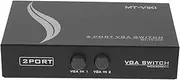 Controller 2 Port Splitter Box 2 in 1 Out Metal Construction Simple Setup No Power Supply Needed