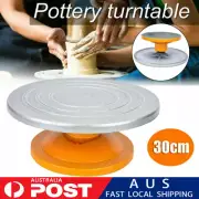 Pottery Turntable Pottery Banding Wheel Carving Clay Manual Turntable 30CM Tools