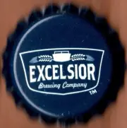 USA Plastic Lined Beer Crown Bottle Cap: Excelsior Brewing