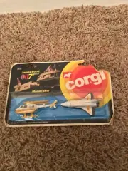 Vintage 1979 Corgi 007 James Bond 2521 Moonraker Space Shuttle 2 Pack