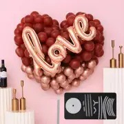 Heart Shape Balloon Column Stand Arch Frame Wreath Holder Wedding Favors·.·