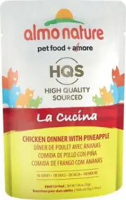 46245 Almo Nature USA HQS La Cucina Pouch Chicken with Pineapple in Gravy 24/1.9