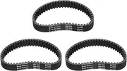 uxcell 3pcs HTD-5M Rubber Timing Belt 54 Teeth, 270mm Pitch Length x 15mm Width x 3.6mm Height, Closed Loop Pulley Timing Belt