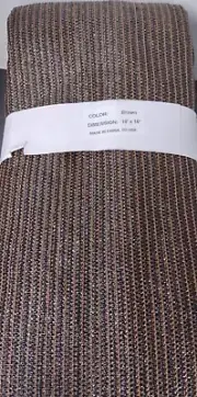 Patio Paradise 10' x 16' Brown Rectangle Sun Shade Sail Canopy Awning Rod Pocket